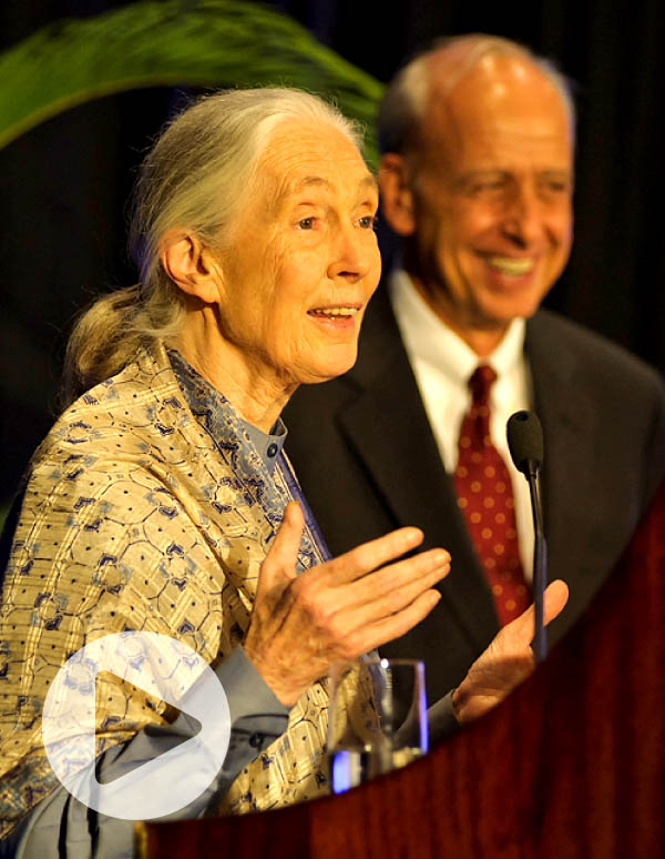 Jeff Horowitz and Jane Goodall